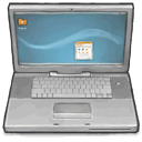 Macbook, pro Silver icon