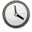 derp, Clock Gainsboro icon