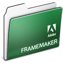 Framemaker, adobe, Folder SeaGreen icon