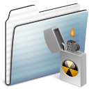 Folder, stripe, Graphite, Alt, Burnable DarkGray icon