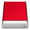 red, drive, product Crimson icon