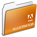 Cs, Folder, illustrator, adobe Chocolate icon