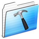 Folder, stripe, Developer LightSkyBlue icon