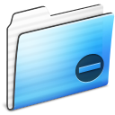 Folder, private, stripe LightSkyBlue icon