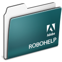 Folder, adobe, robohelp DarkSlateGray icon