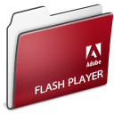 player, Folder, adobe, Flash Brown icon