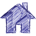 Building, homepage, Home, house SlateBlue icon