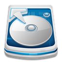 hard drive Gainsboro icon
