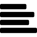 Left Alignment, Alignments, Left, left align, Text, Alignment, buttons, button, interface, Align Black icon