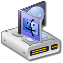 drive, program, mac, Hard Black icon