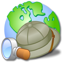 Explorer, internet DarkGray icon