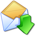 mail, Email, Get, Letter, envelop, Message Black icon