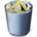 Full, Trash, recycle bin DarkSlateGray icon