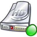 hard disk, Hdd, mount, hard drive Black icon