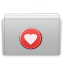 Folder, Favorite, Graphite Silver icon