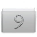 Folder, Graphite, Classic Silver icon