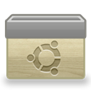 Folder, Ico, Ubuntu Gray icon