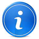 Information, about, Info RoyalBlue icon