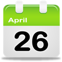 date, Calendar, Schedule YellowGreen icon
