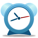 Clock, time, alarm clock, Alarm, history SteelBlue icon