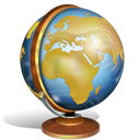world, earth, planet, globe Black icon