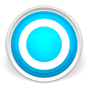 Blue, round, Circle LightGray icon