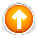 Arrow, Up, increase, Orange, Ascending, Ascend, upload, rise LightGray icon