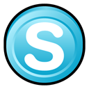 Skype, Badge MediumTurquoise icon
