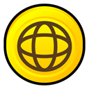 Norton, internet, Badge, security Gold icon