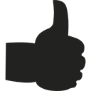 sign, Finger, thumb up, Hand, thumbs up, symbol, Like, Gesture, signs, Black Black icon