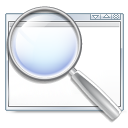 Application, Find, kappfinder, search, magnifying glass, zoom, seek Gainsboro icon