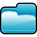 open, Folder, Blue MediumTurquoise icon