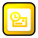 outlook, office, microsoft Gold icon