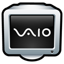 central, support, vaio Black icon