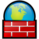 network, Firewall Firebrick icon