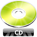 Cd, save, disc, Disk YellowGreen icon