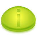 Info, Information, about YellowGreen icon