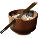 chopsticks, food, oriental, recycle bin, breakfast, Lunch, soup, chinese, Bowl, Asian, japan, japanese, China, dinner, meal, Trash, Blank, Empty Black icon