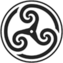 knotting, Knot, grey, triskelion, wheeled Black icon