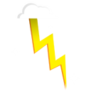 weather, Cloud, climate DarkOrange icon