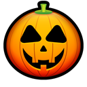 halloween, Avatar, Face, pumpkin Black icon