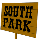 south, sign, Park Olive icon