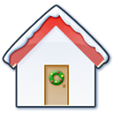 Snow, house, homepage, Building, Home WhiteSmoke icon