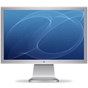 Display, screen, monitor, cinema, Computer SteelBlue icon