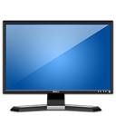 monitor, Dell, Computer, Display, screen, Front SteelBlue icon