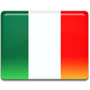 flag, italy Red icon