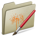 Draw, paint, lightbrown, Painting Tan icon