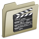 lightbrown, old, video, film, movie DarkSlateGray icon