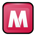 Mcafee, security, Center IndianRed icon