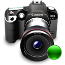 Camera, mount, photography, canon, reflex, lens Black icon